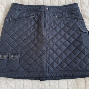 Athleta Quilted Grey Mini Skirt